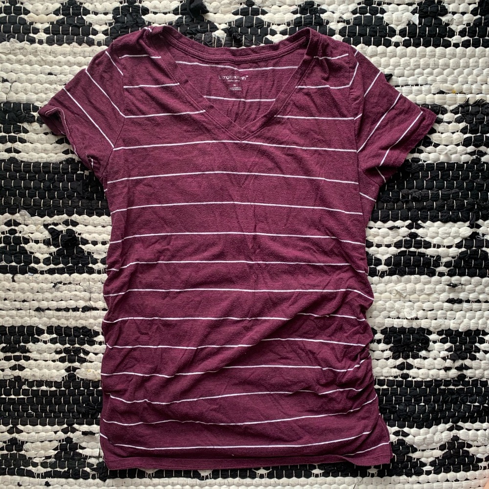 Women’s vneck maternity tshirt